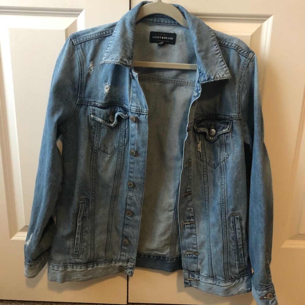 Lucky brand denim jacket!
